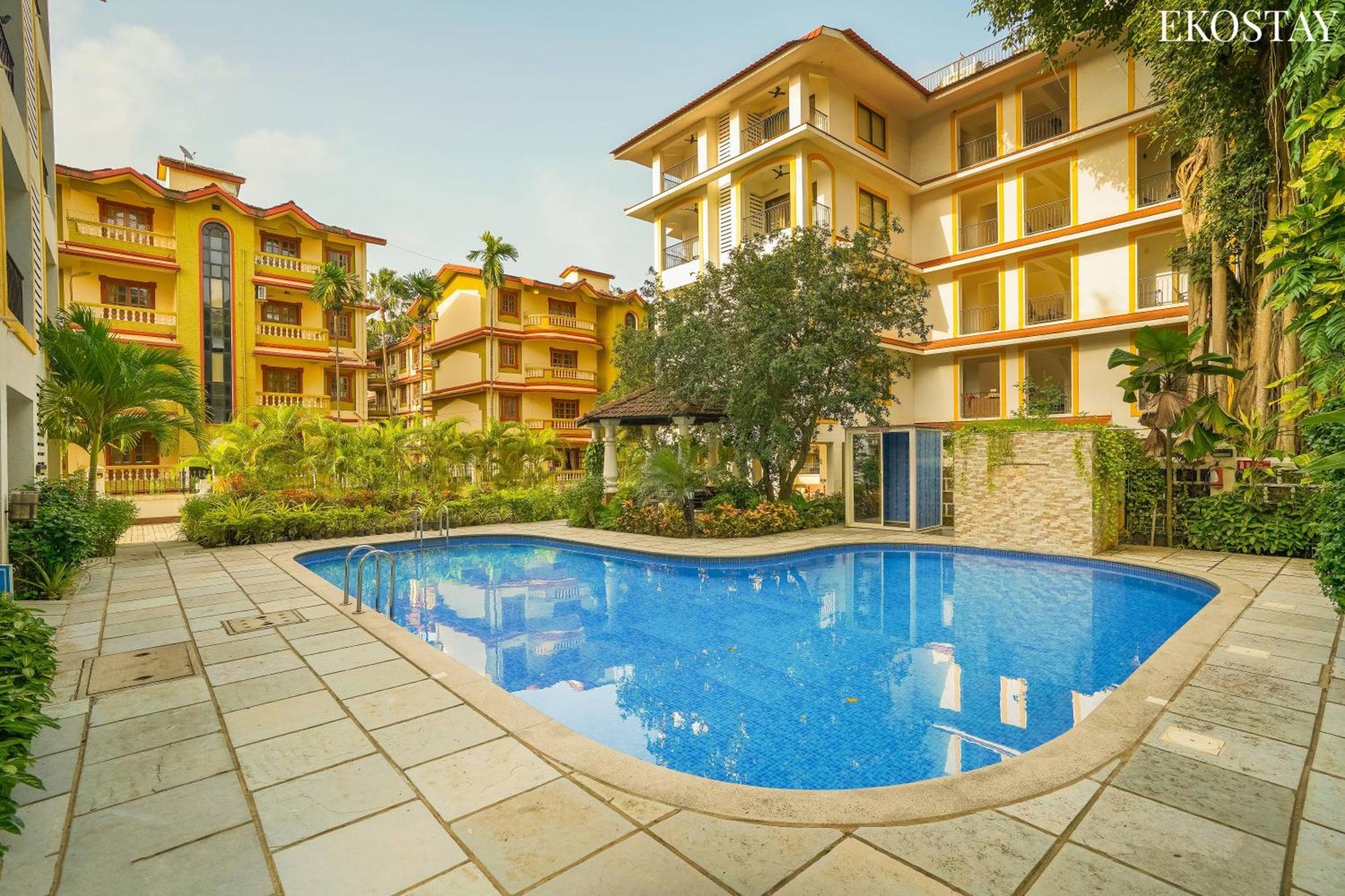 Ekostay - Belvedere Apartment Candolim Exteriér fotografie