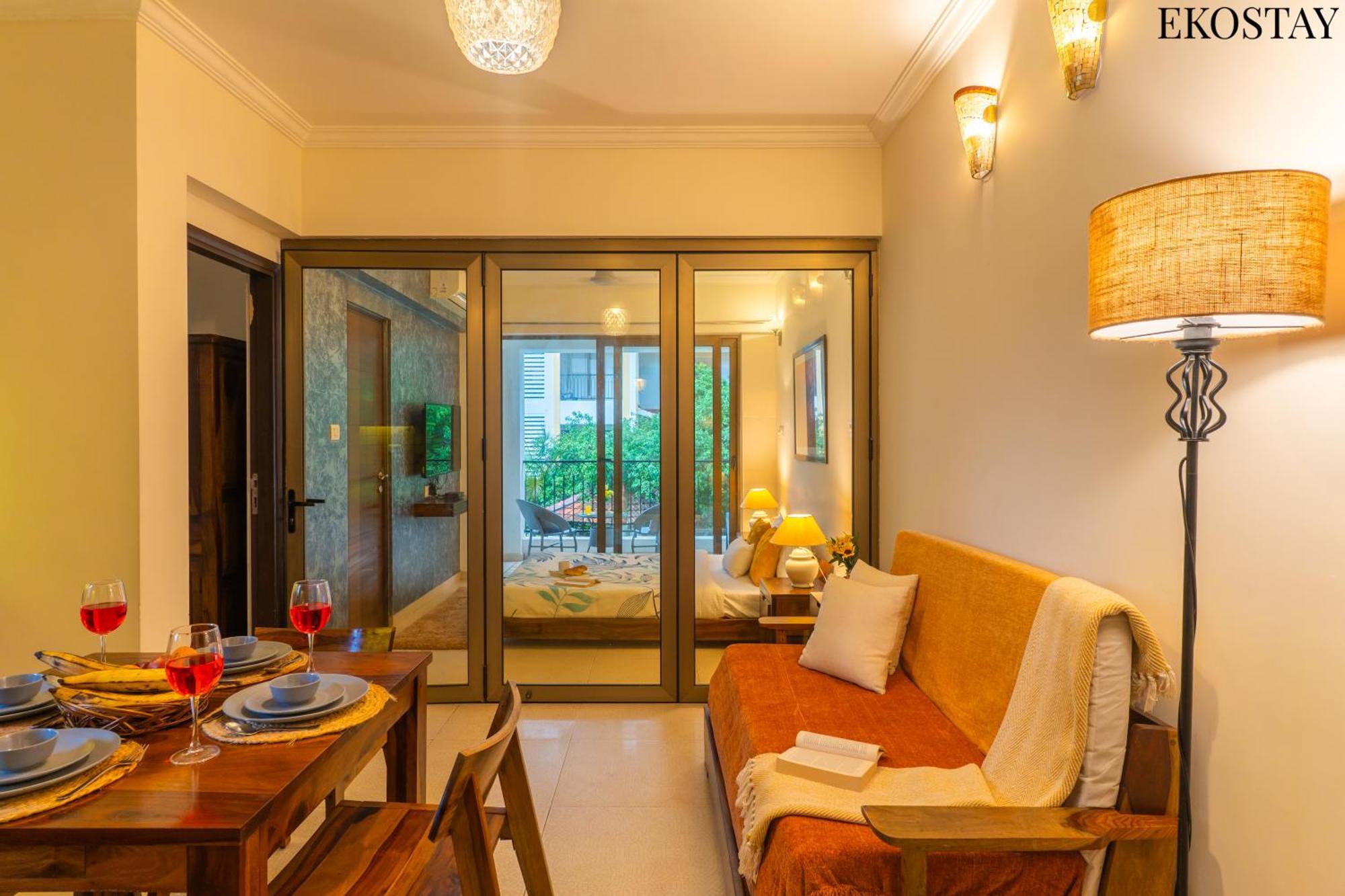 Ekostay - Belvedere Apartment Candolim Exteriér fotografie
